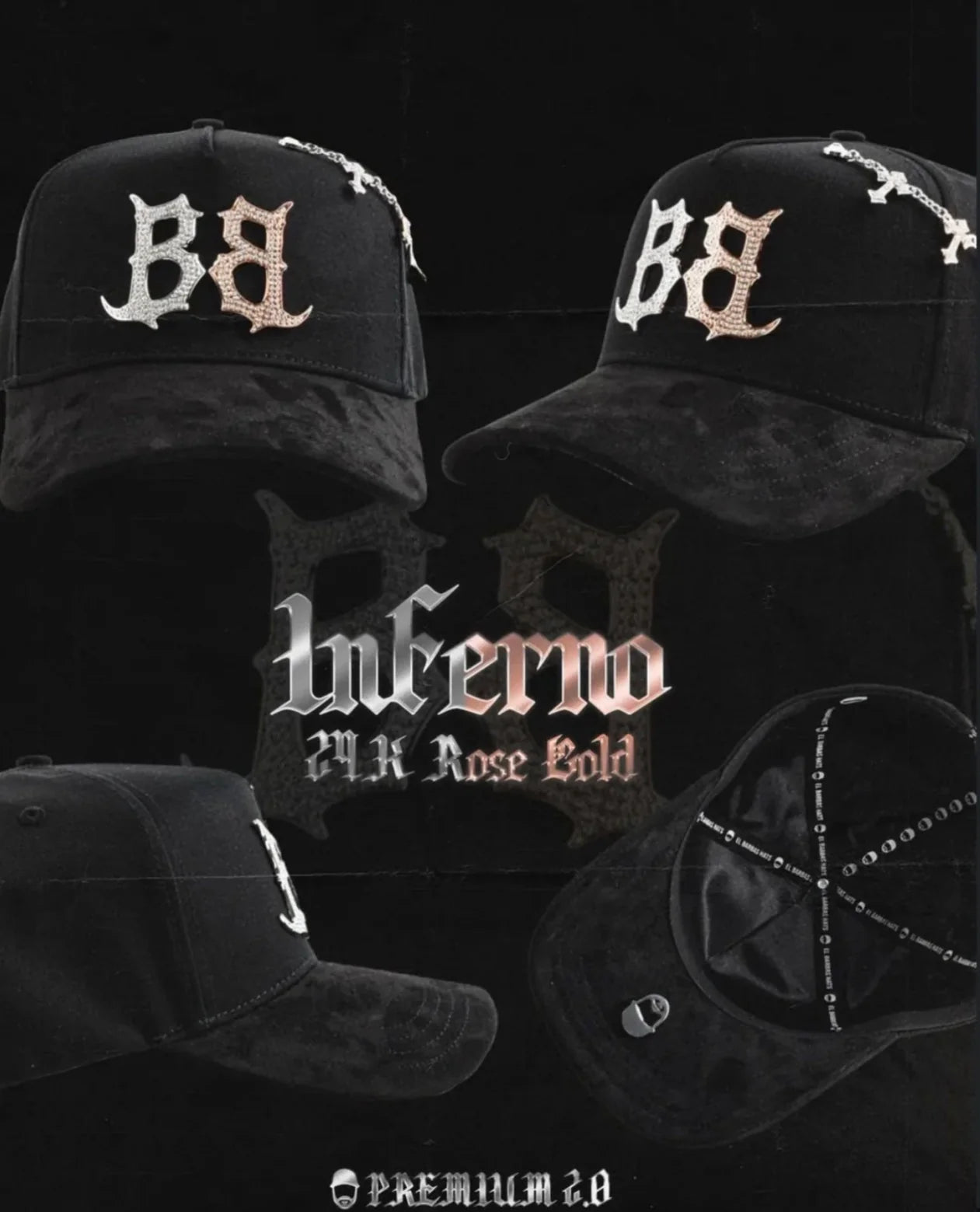 Barbas Hats Inferno 24K