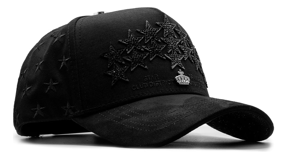 Star Hats Club District Total Black
