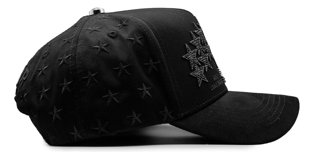 Star Hats Club District Total Black